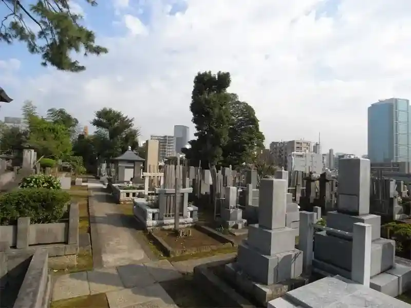 曹渓寺墓地風景