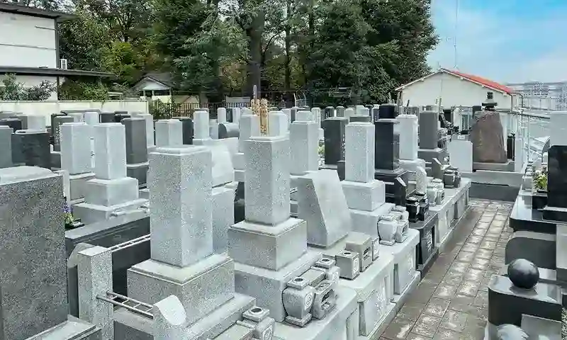 霊園の様子