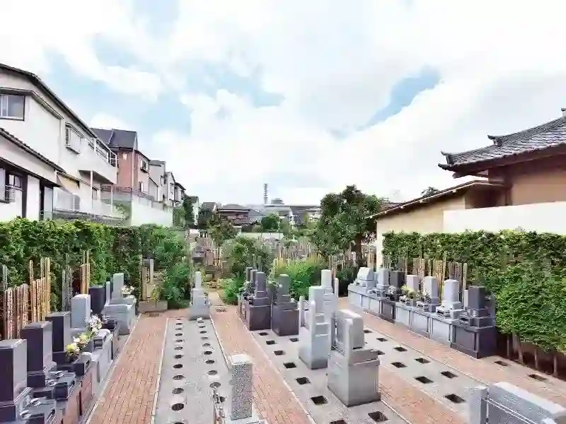 宗柏寺　墓地全景