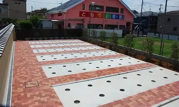 全区画平坦のインターロッキング仕様