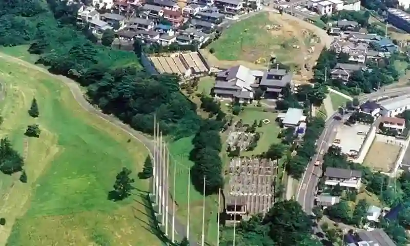 上空から見た桜が丘なりみつ浄苑