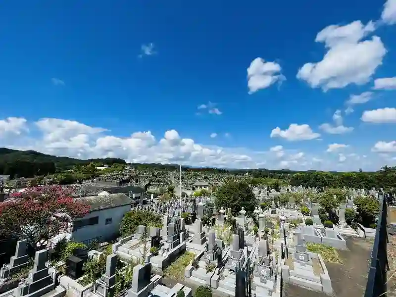 墓地全景②