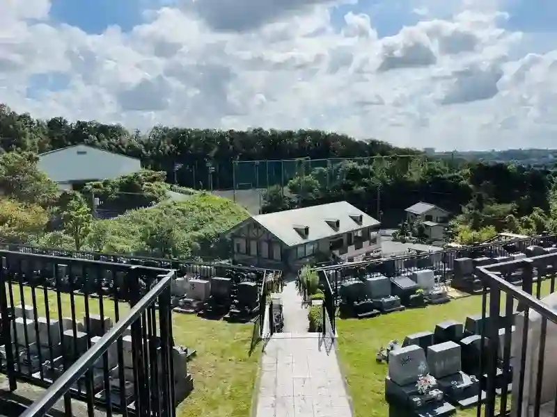 高台なので景色良好