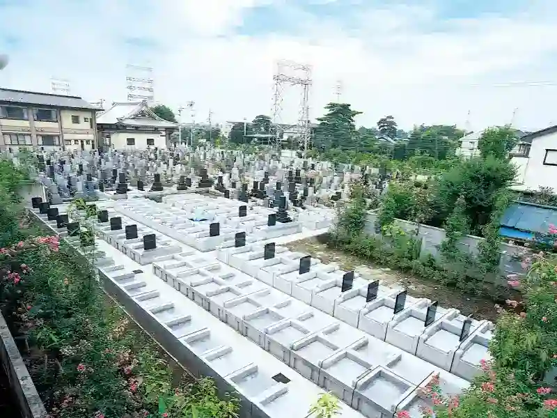 永福寺　墓地全景
