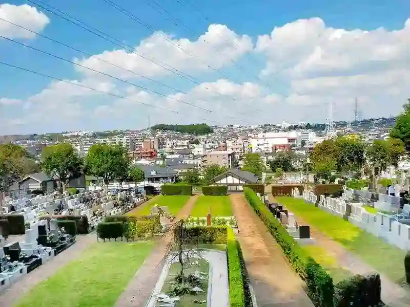 霊園風景