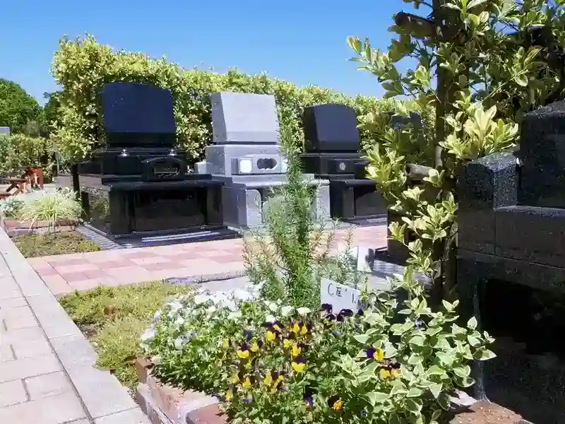 色とりどりの花々