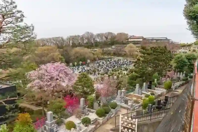 景色も空気も良い高台区画