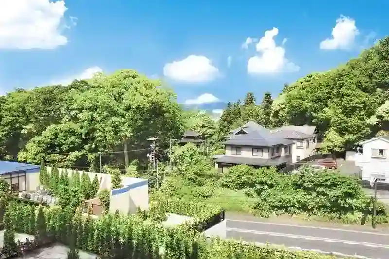 自然に囲まれ心安らぎます