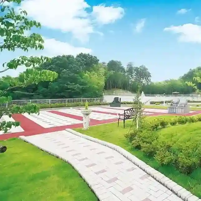 墓地全景