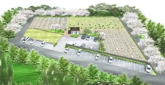 墓地全景