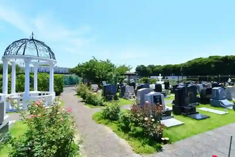 園内のきれいなガーデニング