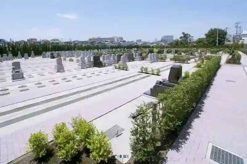 墓地全景
