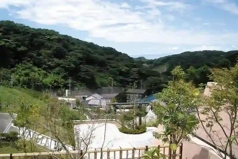 周囲は多くの緑