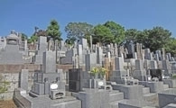 墓域とみどりと青空