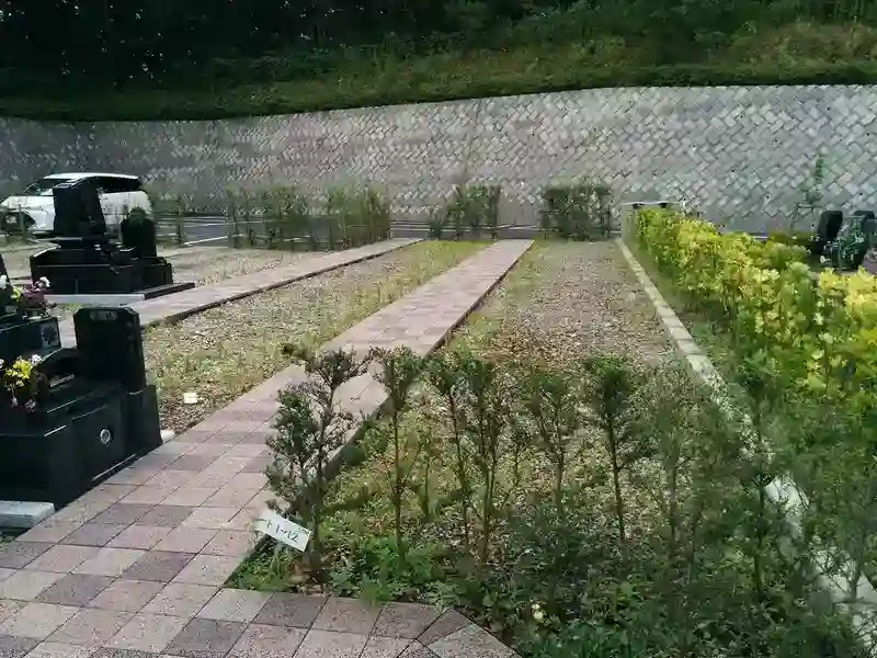 墓地の様子