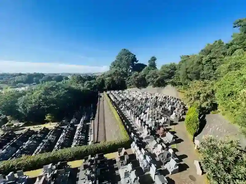 墓地全景②