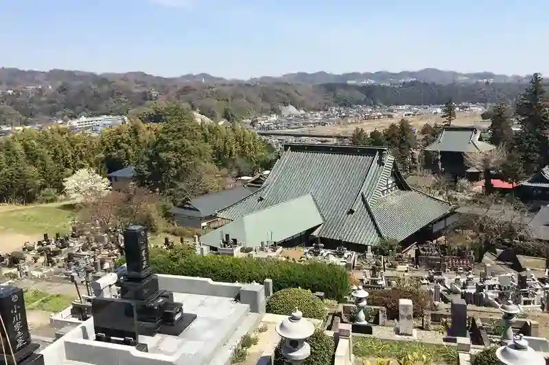 見晴らしの良い墓地