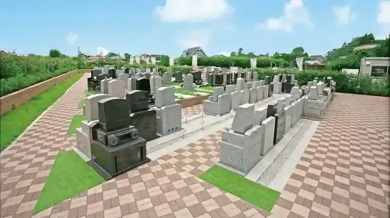 墓地全景