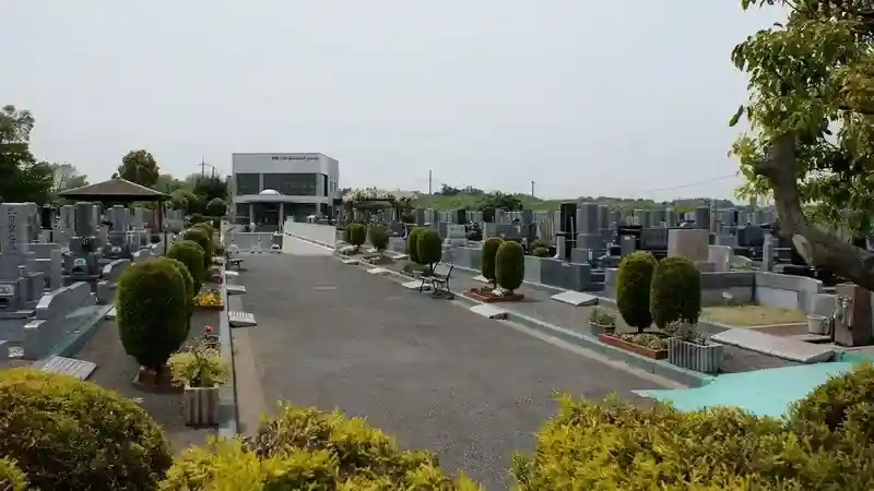墓地全景