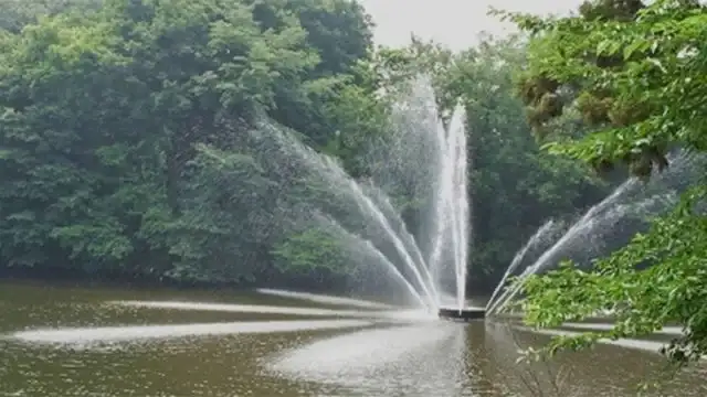池と噴水