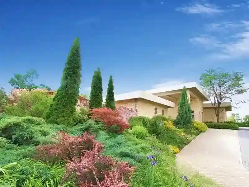 園内の植物はしっかりと管理されています。