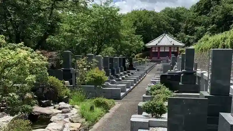 豊かな緑に囲まれています。