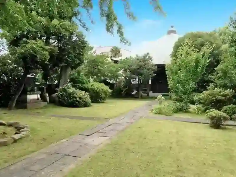 緑豊かな境内