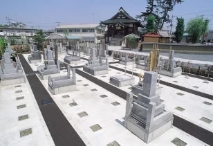 歓喜院武里観音墓苑　一般墓地の雰囲気