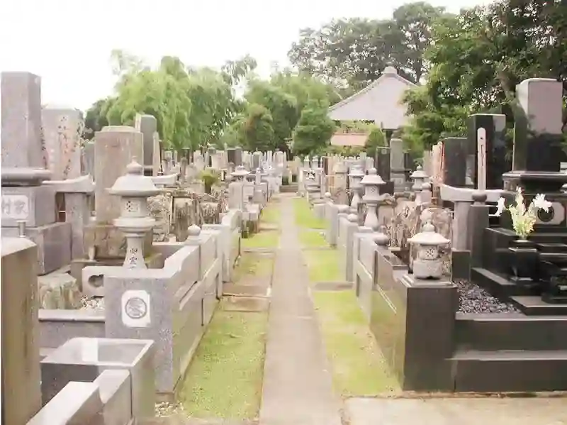 日当たりの良い墓地