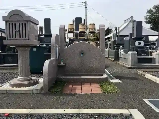 水場も清潔に保たれている