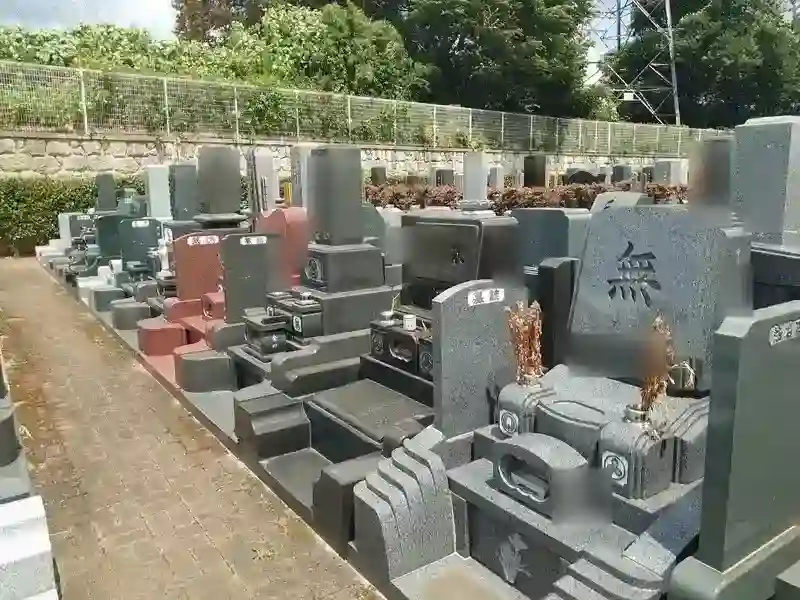 綺麗な墓地