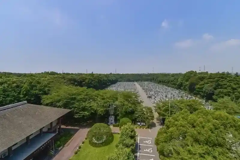 墓地　全景