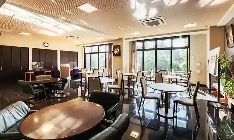 休憩室でゆったり