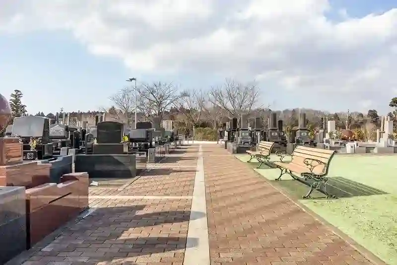 ベンチでほっと一息