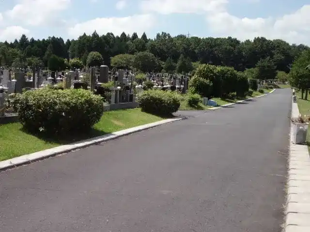 平坦で広い参道