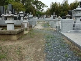 自然豊かな霊園