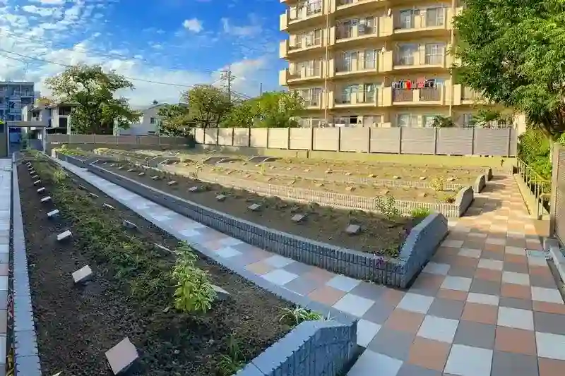 墓地全景