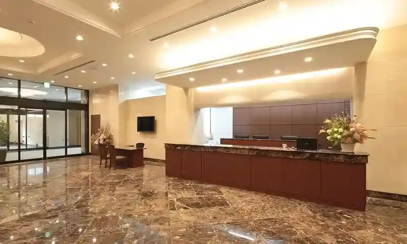 ホテルのように綺麗なエントランス