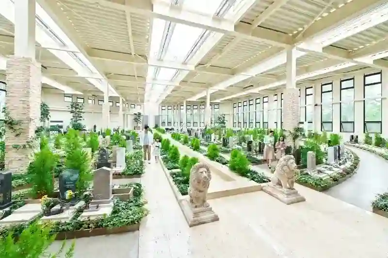 墓地全景