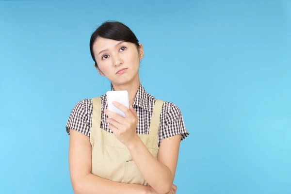 スマホで調べて考える主婦