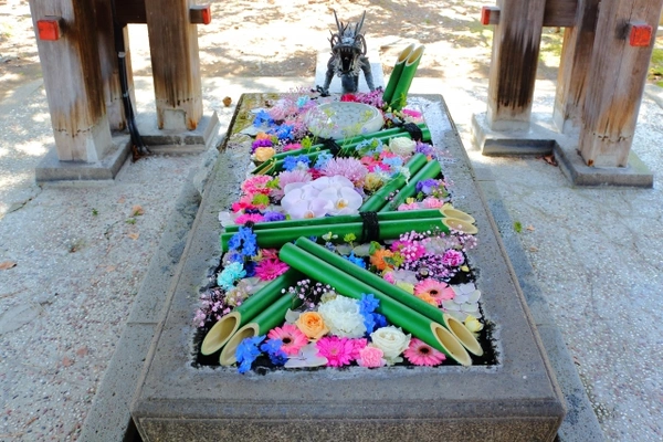 手水花