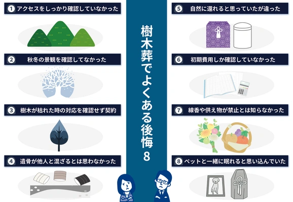 樹木葬でよくある失敗8選