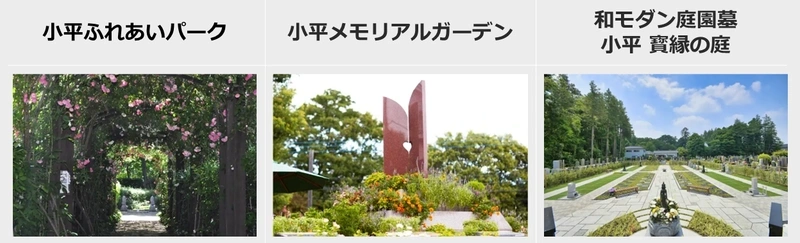 都立小平霊園に近い民営霊園