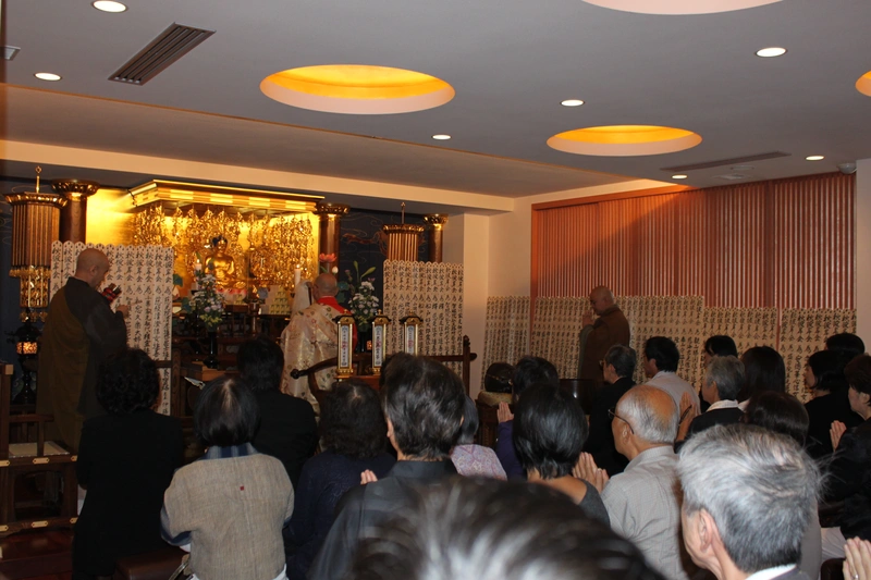 お盆合同供養祭の風景