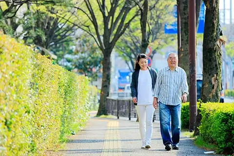 アクセス良好。閑静な住宅地にある寺院