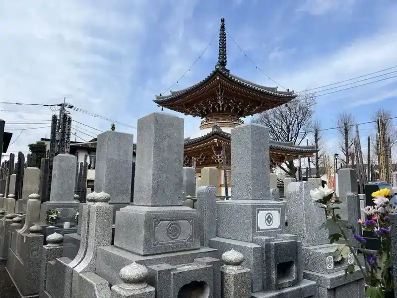覚蔵寺 墓域