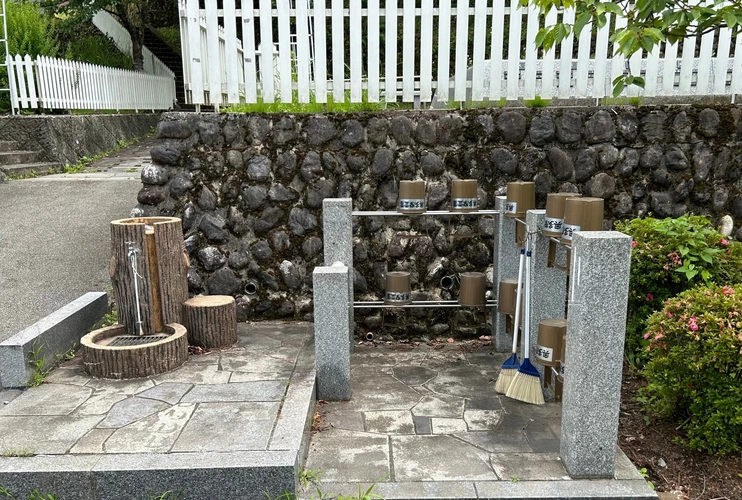 奥多摩霊園 水汲み場の写真