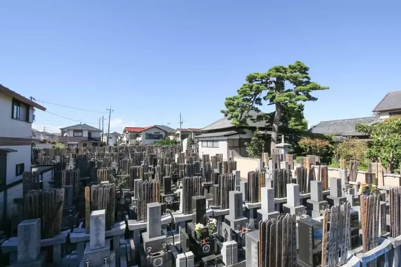 寿福山 長勝寺 〔竹ノ塚墓苑〕 墓地全景