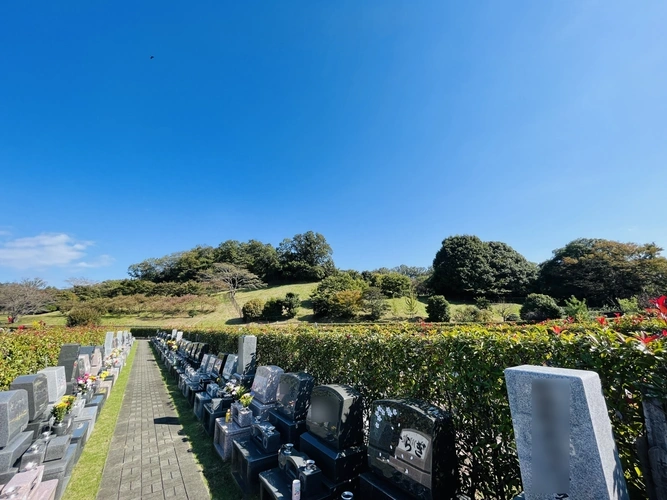 グリーンパーク新町田霊園 周囲はたくさんの自然