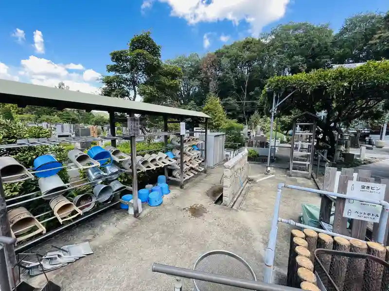 城山霊園 水汲み場の写真